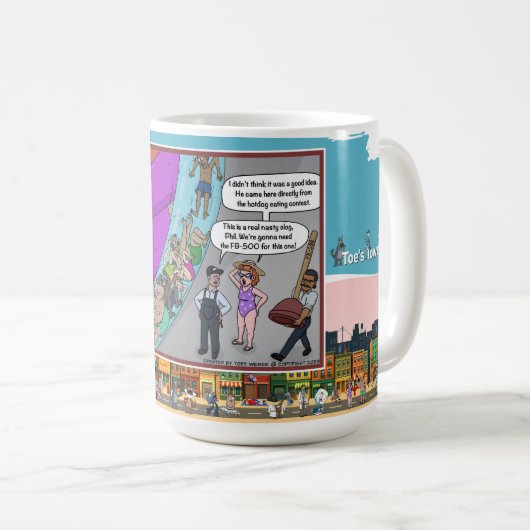 FB-500 | Absurder Klassiker visueller Humor Kaffeetasse (VorderseiteRechts)