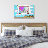 FB-500 | Absurder visueller Humor 24x16 Leinwanddruck (Insitu (Schlafzimmer))