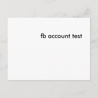 Fb-Test Postkarte