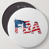 FBA Foundational Black American Button (Vorne & Hinten)