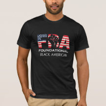 FBA Foundational Black American mit erhobener Faus