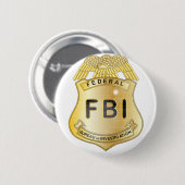FBI-Abzeichen Button (Vorne & Hinten)