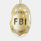Fbi-Abzeichen Keramikornament (Links)