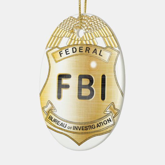 Fbi-Abzeichen Keramikornament (Links)