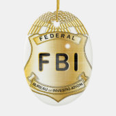 Fbi-Abzeichen Keramikornament (Vorne)