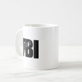 Fbi-Agent-bundesstaatliches Büro der Untersuchung Kaffeetasse (Vorderseite Links)