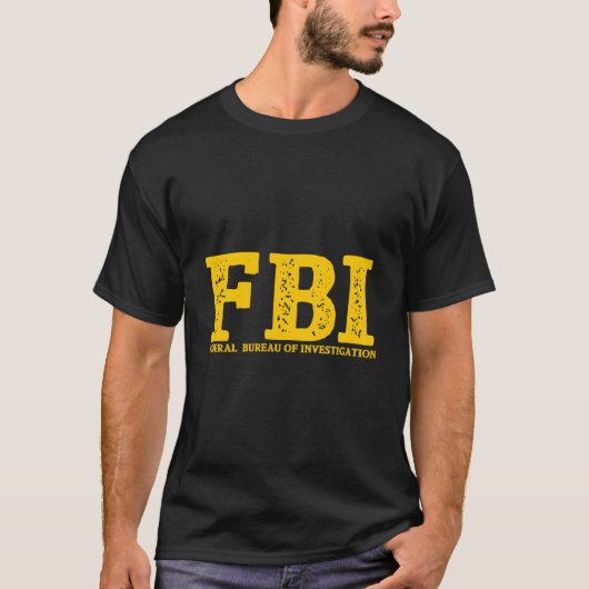 Fbi Agent Bundesstaatliches Untersuchungsbüro T-Shirt (Vorderseite)