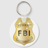 FBI Badge Schlüsselanhänger (Vorderseite)