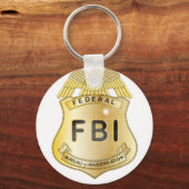 FBI Badge Schlüsselanhänger (Vorderseite)