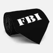 FBI Black Krawatte (Gerollt)