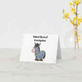 FBI Bundesstaatliches Burro der Untersuchung Donke Karte (Gelbe Blume)