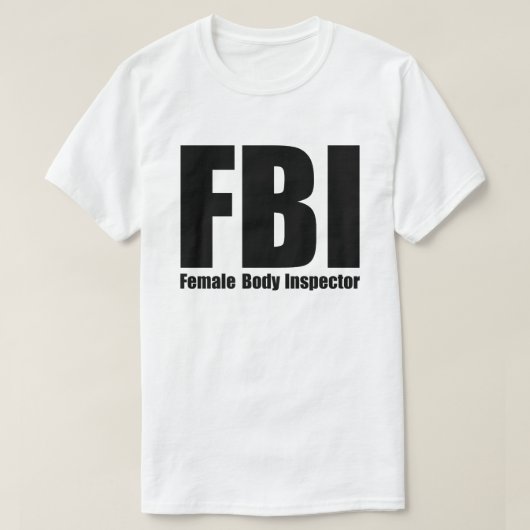 FBI Chefreinspektor T-Shirt (Design vorne)