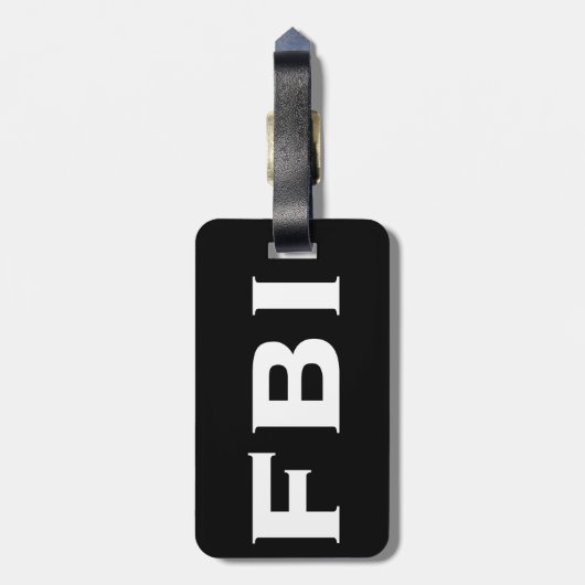 FBI COOL GEPÄCKANHÄNGER (Rückseite vertikal)