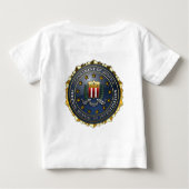 FBI-Emblem Baby T-shirt (Rückseite)