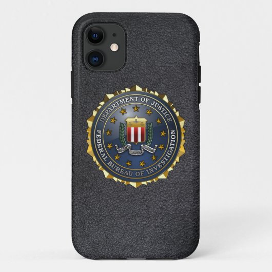 FBI-Emblem Case-Mate iPhone Hülle (Rückseite)