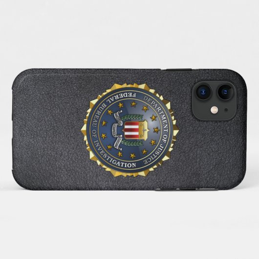 FBI-Emblem Case-Mate iPhone Hülle (Rückseite (Horizontal))