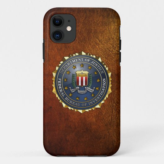 FBI-Emblem Case-Mate iPhone Hülle (Rückseite)