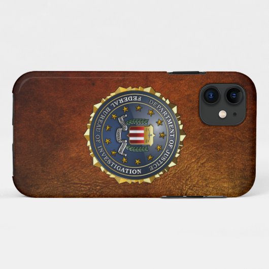 FBI-Emblem Case-Mate iPhone Hülle (Rückseite (Horizontal))