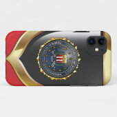 Fbi-Emblem Case-Mate iPhone Hülle (Rückseite (Horizontal))
