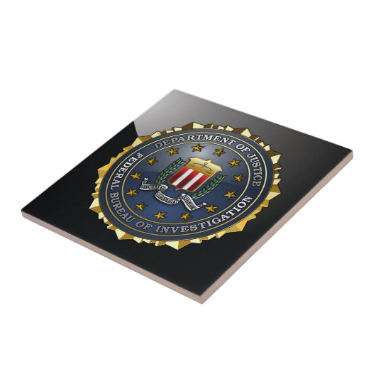 FBI-Emblem Fliese (Seite)