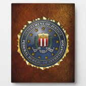 FBI-Emblem Fotoplatte (Vorderseite)