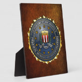 FBI-Emblem Fotoplatte (Seite)