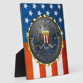 FBI-Emblem Fotoplatte (Seite)