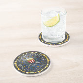 FBI-Emblem Getränkeuntersetzer (Seite)