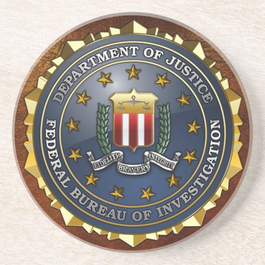 FBI-Emblem Getränkeuntersetzer (Vorne)