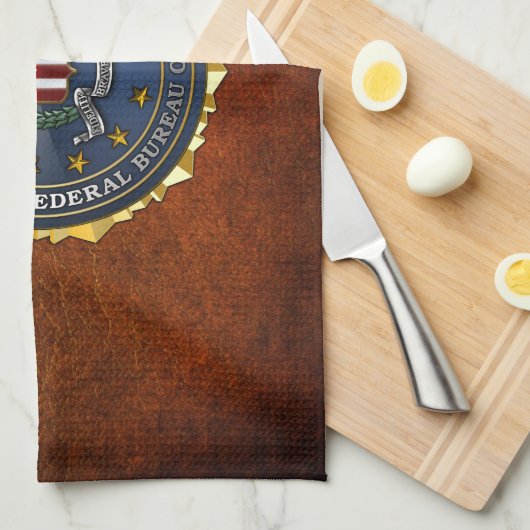 FBI-Emblem Handtuch (Viertel Falte)