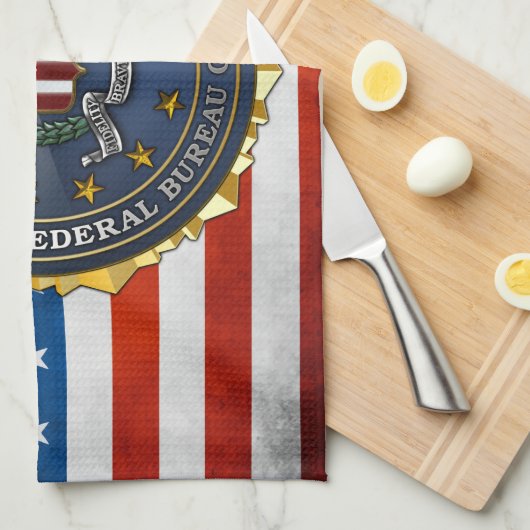 FBI-Emblem Handtuch (Viertel Falte)
