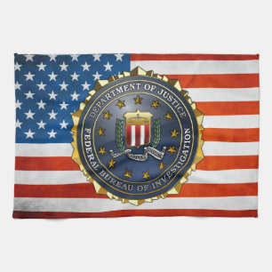 FBI-Emblem Handtuch