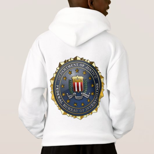 FBI-Emblem Hoodie (Rückseite)