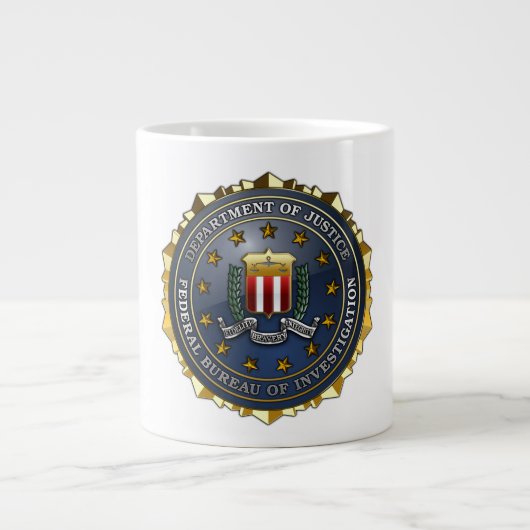 Fbi-Emblem Jumbo-Tasse (Vorderseite)