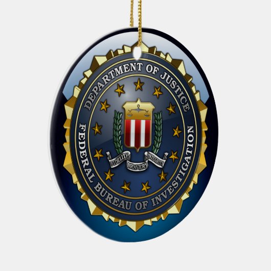 FBI-Emblem Keramikornament (Rechts)