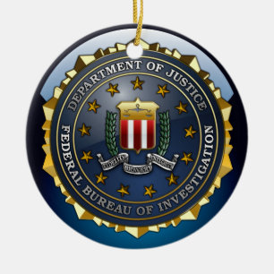 FBI-Emblem Keramikornament