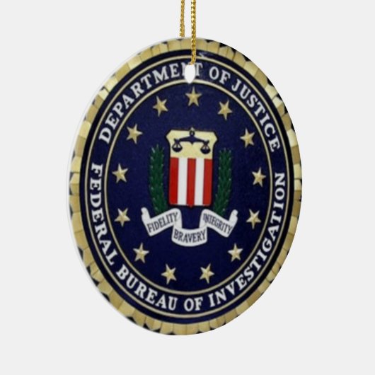 Fbi-Emblem Keramikornament (Rechts)