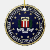 Fbi-Emblem Keramikornament (Hinten)