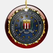 FBI-Emblem Keramikornament (Hinten)