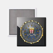 FBI-Emblem Magnet (Vorderseite/Rückseite)