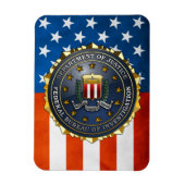 FBI-Emblem Magnet (Vertikal)