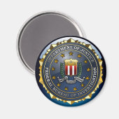 FBI-Emblem Magnet (Vorderseite/Rückseite)