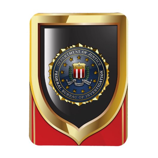 FBI-Emblem Magnet (Vertikal)