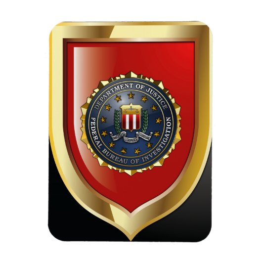 FBI-Emblem Magnet (Vertikal)