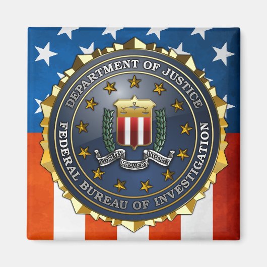FBI-Emblem Magnet (Vorne)