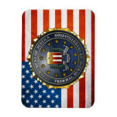 FBI-Emblem Magnet (Vertikal)