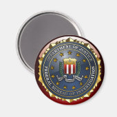 FBI-Emblem Magnet (Vorderseite/Rückseite)