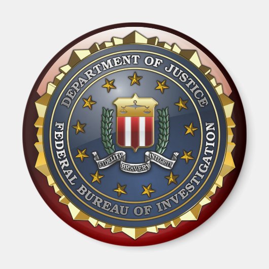 FBI-Emblem Magnet (Vorne)