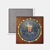FBI-Emblem Magnet (Vorderseite/Rückseite)