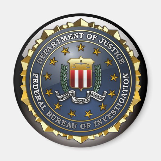 FBI-Emblem Magnet (Vorne)
